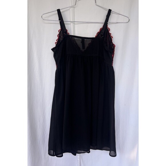 Torrid Babydoll Top Chemise Triangle Embroidered Hearts Pink Size 2X Romantic - Picture 5 of 8